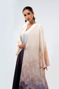 Lilacream - Printed Ombre Abaya Set