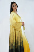 Solara  - Printed Ombre Abaya Set
