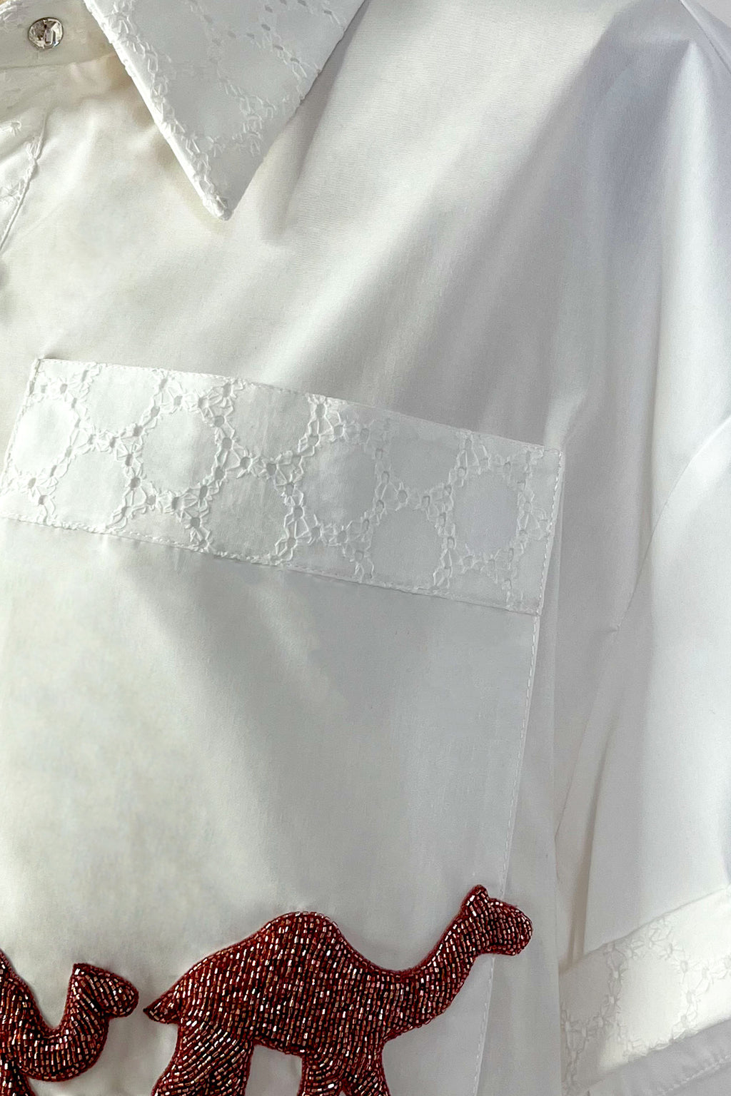Onyx Dark Blush Top Shirt in Cotton