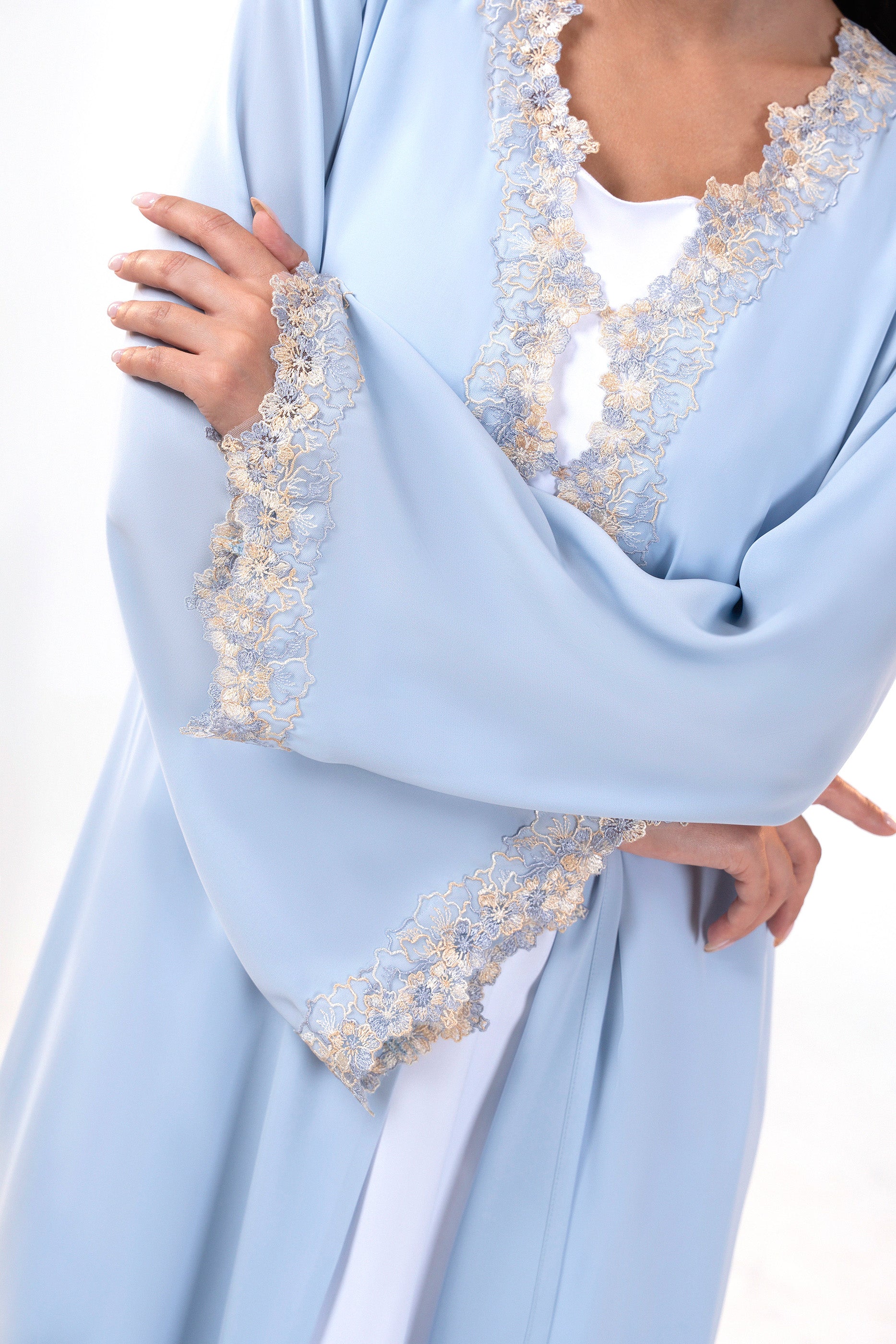 Farah Sky Abaya Set