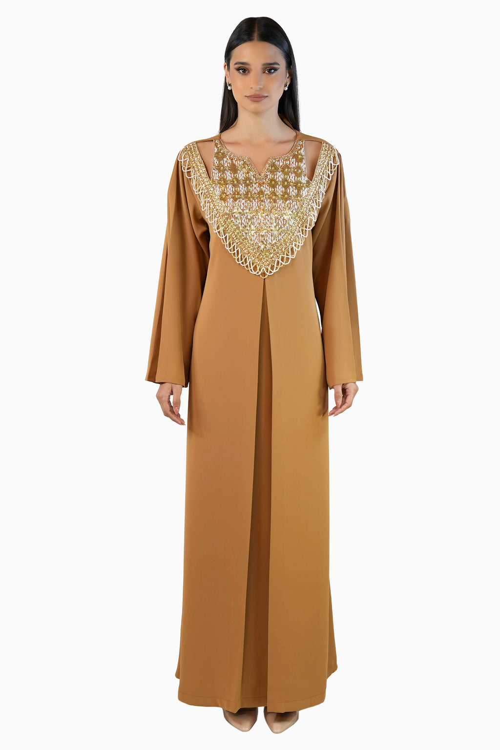 Salam Sand - Embroidered Modern Kaftan