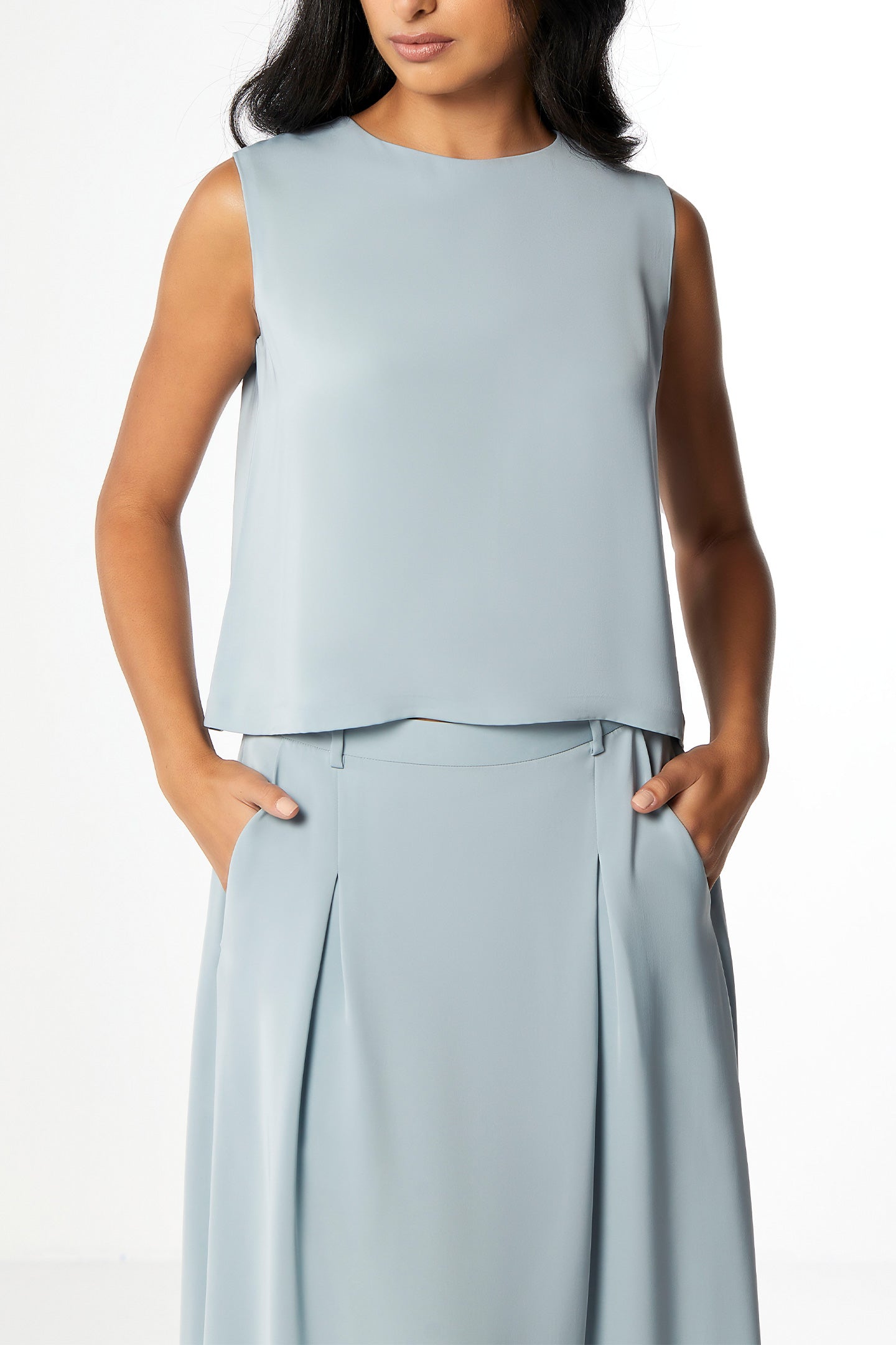 Luna Ash Set Top and Skirt