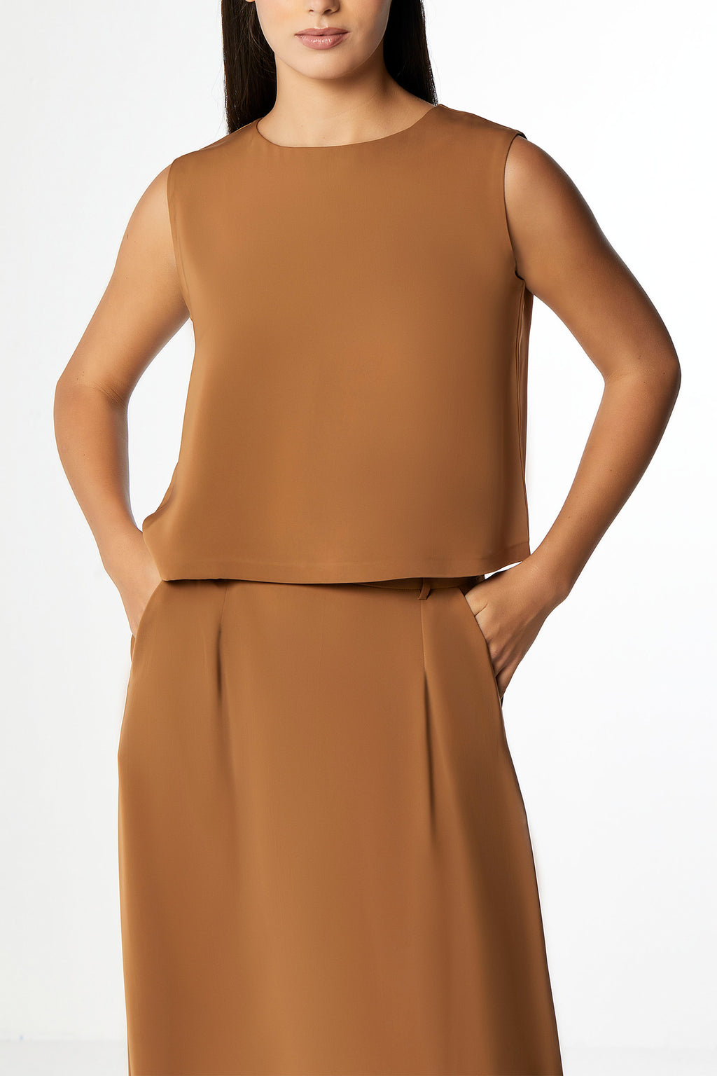 Luna Sand Set Top and Skirt