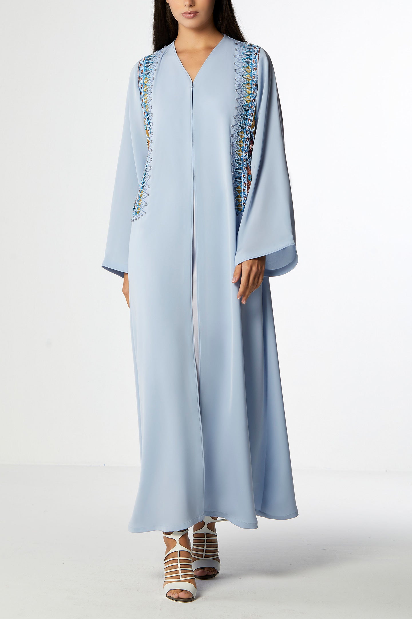 Teal Abaya Set