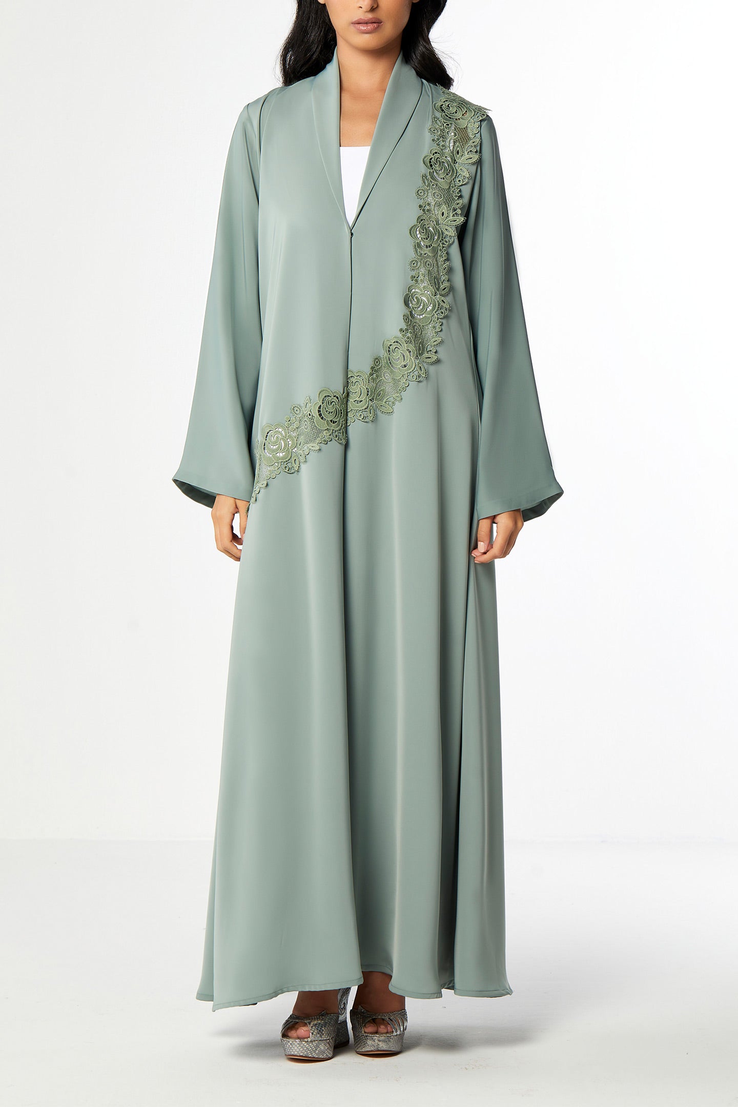 Volga Sand Abaya Set