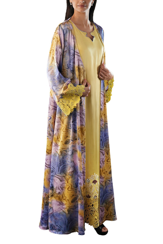 Saja Maize Abaya Set