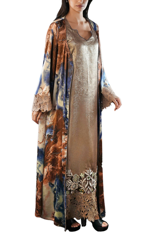 Saja Earth Abaya Set